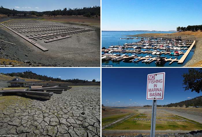 Demaga Yacht di California, AS Kering Kerontang Dilanda Kemarau Panjang